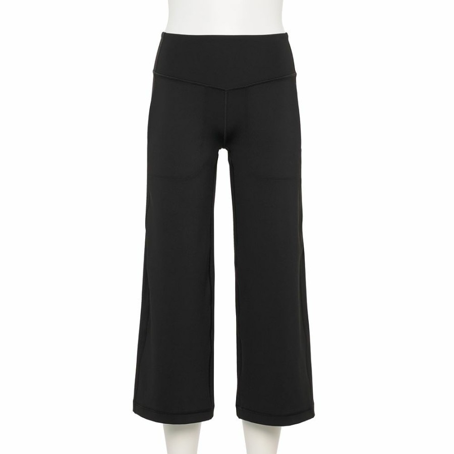 Clothing * | Women'S Tek Gear Ultrastretch Wide Leg Crop Pant