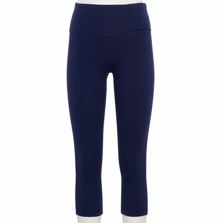 Clothing * | Women'S Tek Gear Essential High-Waisted Capri Leggings