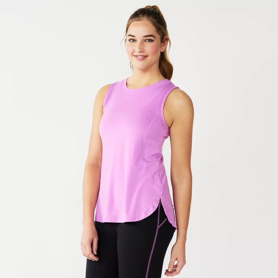 Clothing * | Women'S Tek Gear Easy High-Low Tank