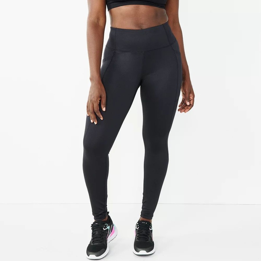 Clothing * | Women'S Tek Gear High-Waisted Pocket Leggings