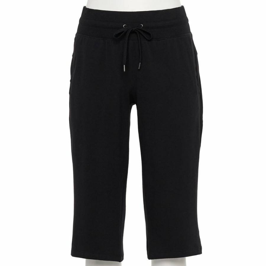 Clothing * | Petite Tek Gear Essential Workout Skimmer Capris