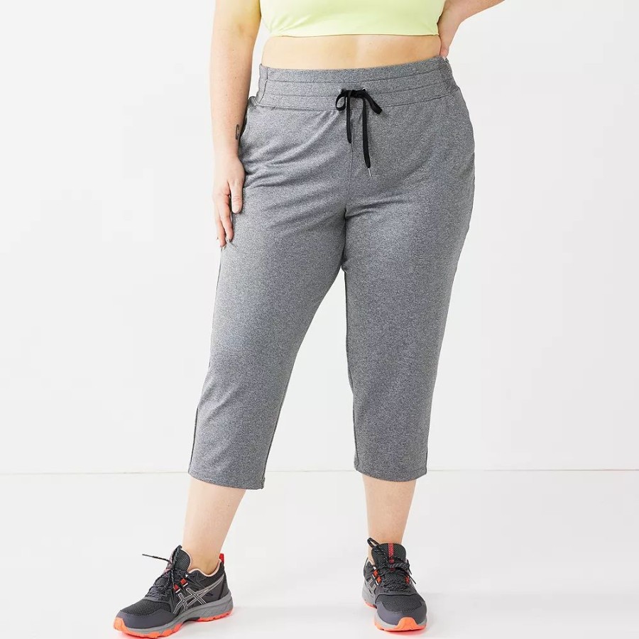 Clothing * | Plus Size Tek Gear Weekend Straight-Leg Capris