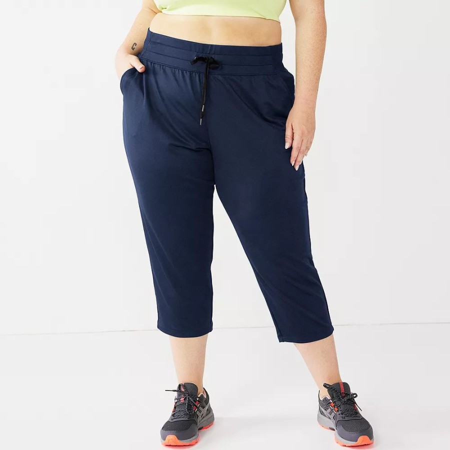 Clothing * | Plus Size Tek Gear Weekend Straight-Leg Capris