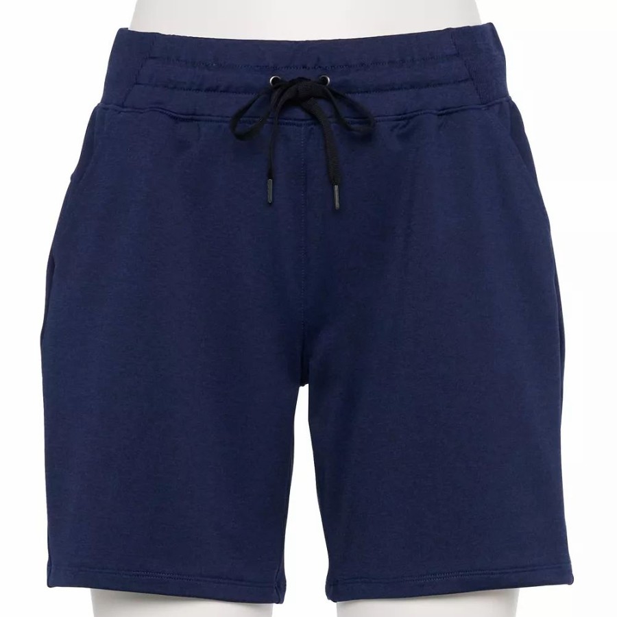 Clothing * | Petite Tek Gear Weekend French Terry Bermuda Shorts