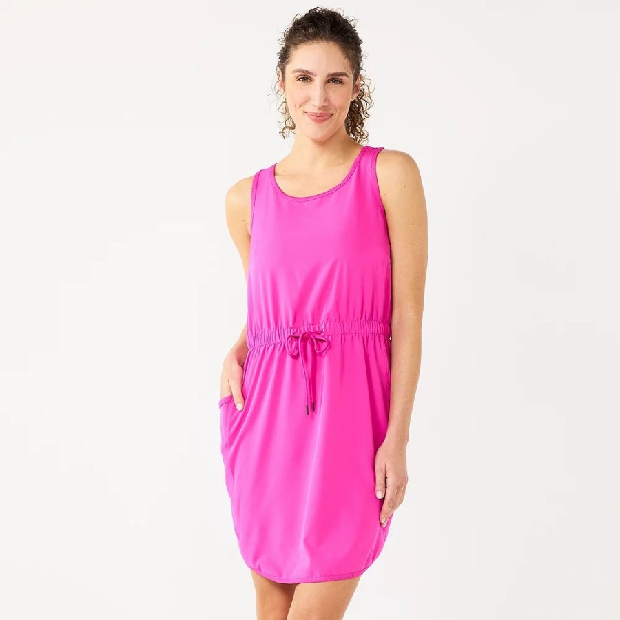 Dresses * | Women'S Tek Gear Cinch-Waist Woven Dress