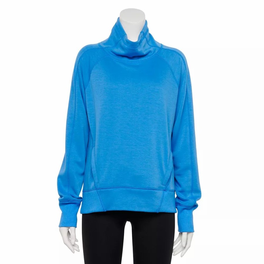 Clothing * | Women'S Tek Gear Funnel Neck Stretch Fleece Pullover