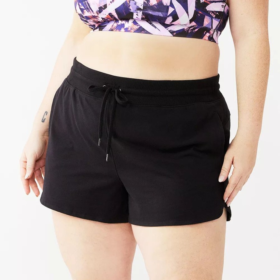 Clothing * | Plus Size Tek Gear Essential Drawstring Shorts