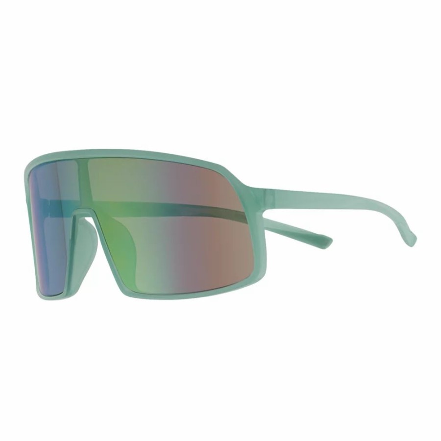 Accessories * | Women'S Tek Gear 70Mm Shield Pastel Wrap Mirrored Sunglasses