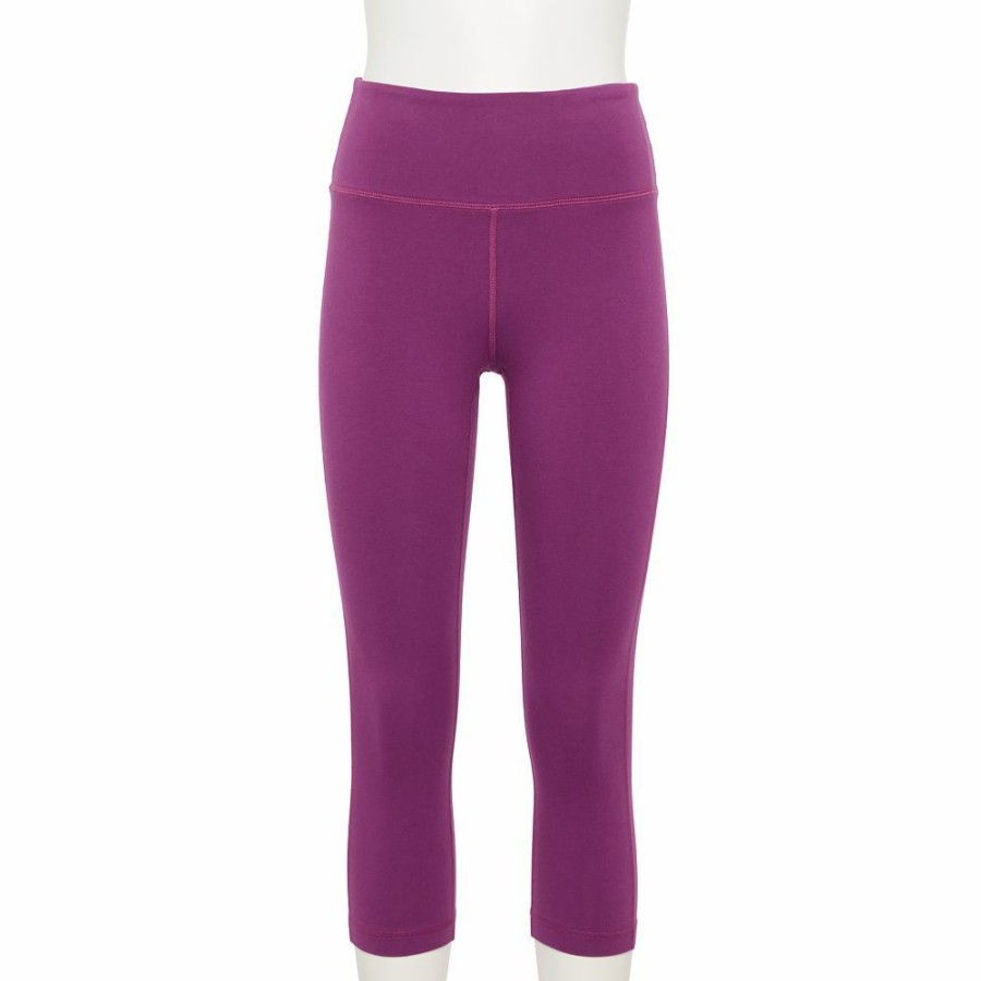 Clothing * | Women'S Tek Gear Essential High-Waisted Capri Leggings