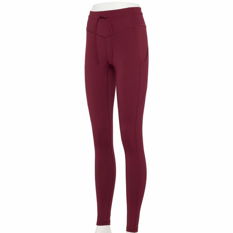 Clothing * | Women'S Tek Gear Ultrastretch Tie-Waist Leggings