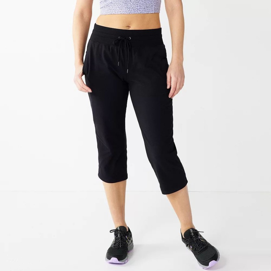 Clothing * | Women'S Tek Gear Essential Straight-Leg Workout Capris