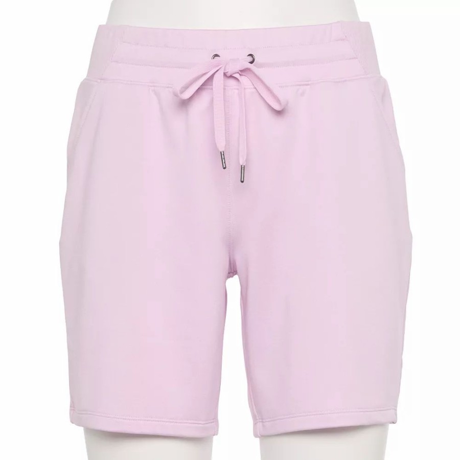 Clothing * | Women'S Tek Gear French Terry Weekend Bermuda Shorts