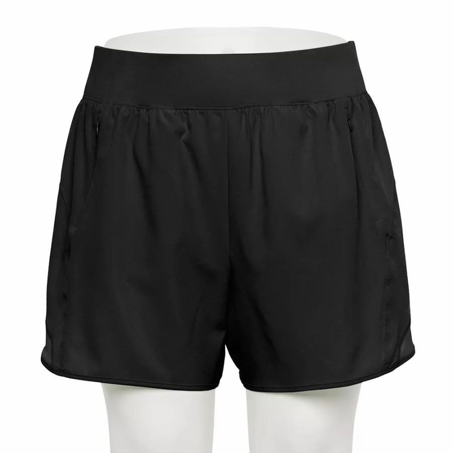 Clothing * | Plus Size Tek Gear Multi-Purpose Workout Shorts