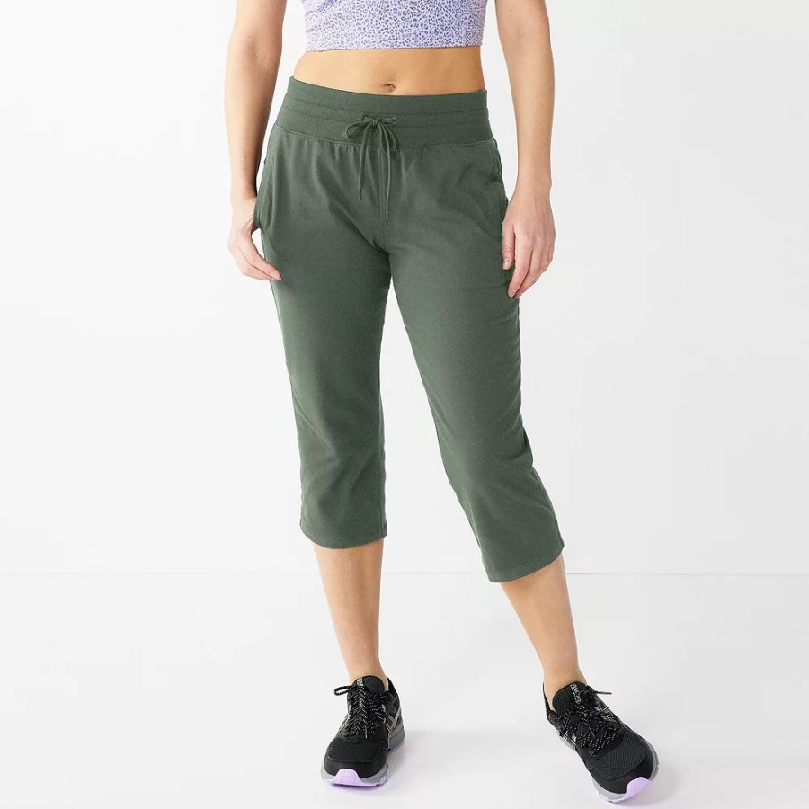 Clothing * | Petite Tek Gear Essential Straight-Leg Workout Capris