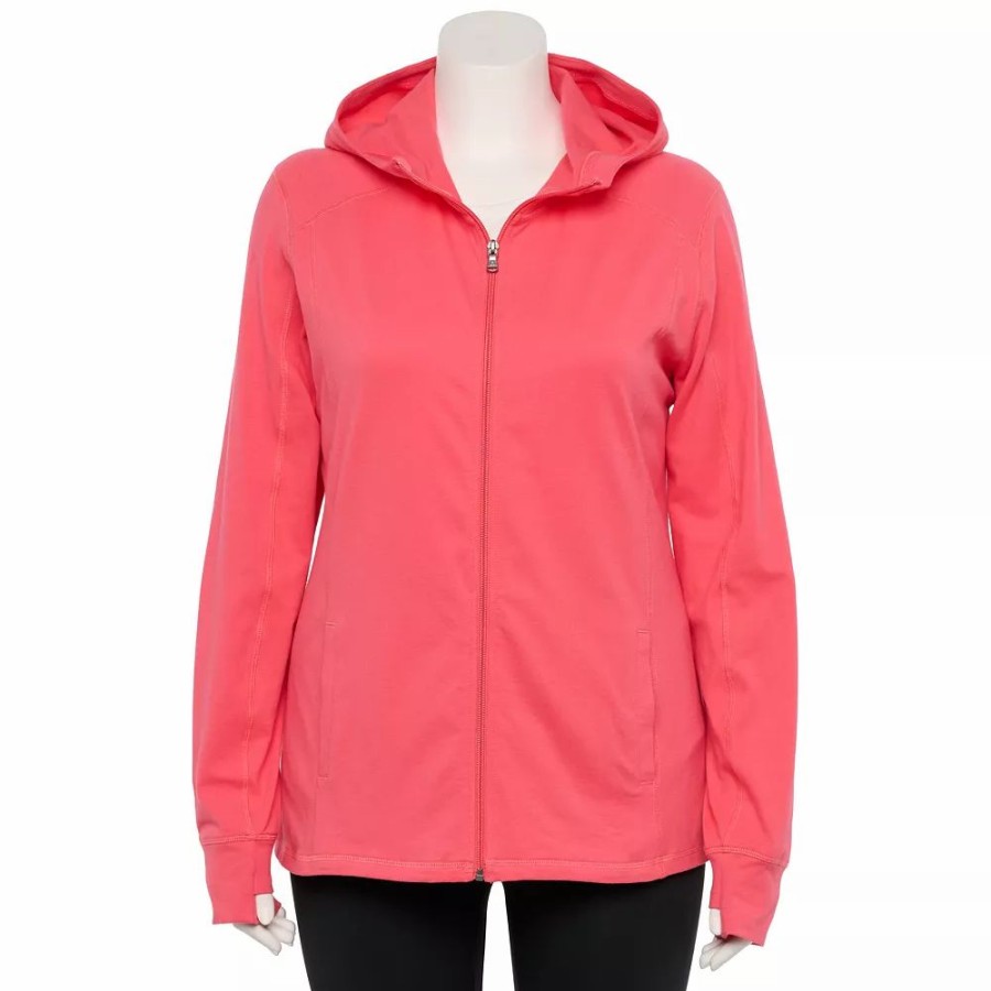 Clothing * | Plus Size Tek Gear Essential Hooded Jacket