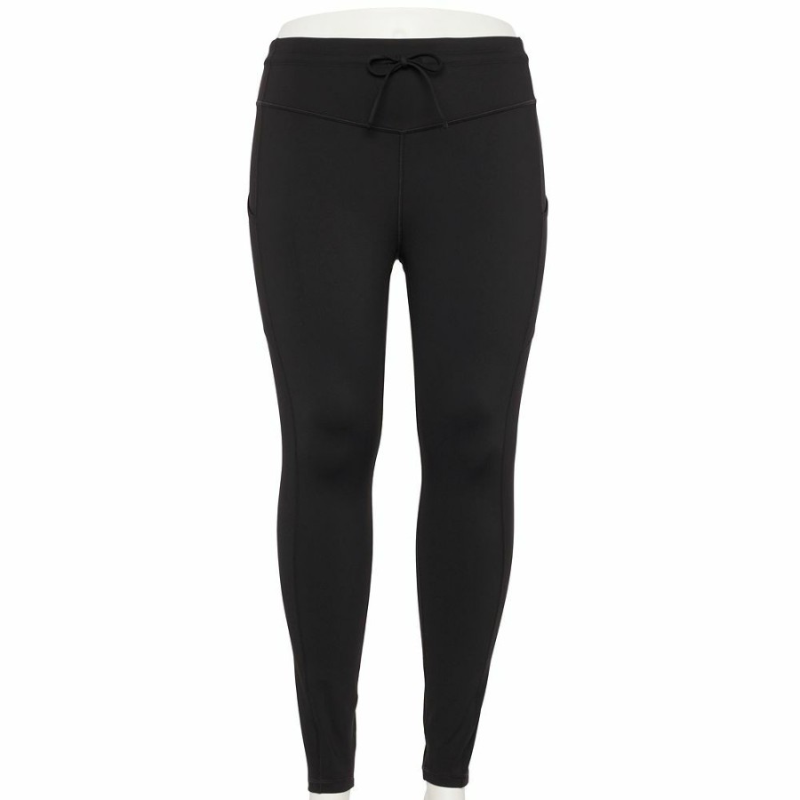 Clothing * | Plus Size Tek Gear Ultrastretch Drawstring-Waist Leggings