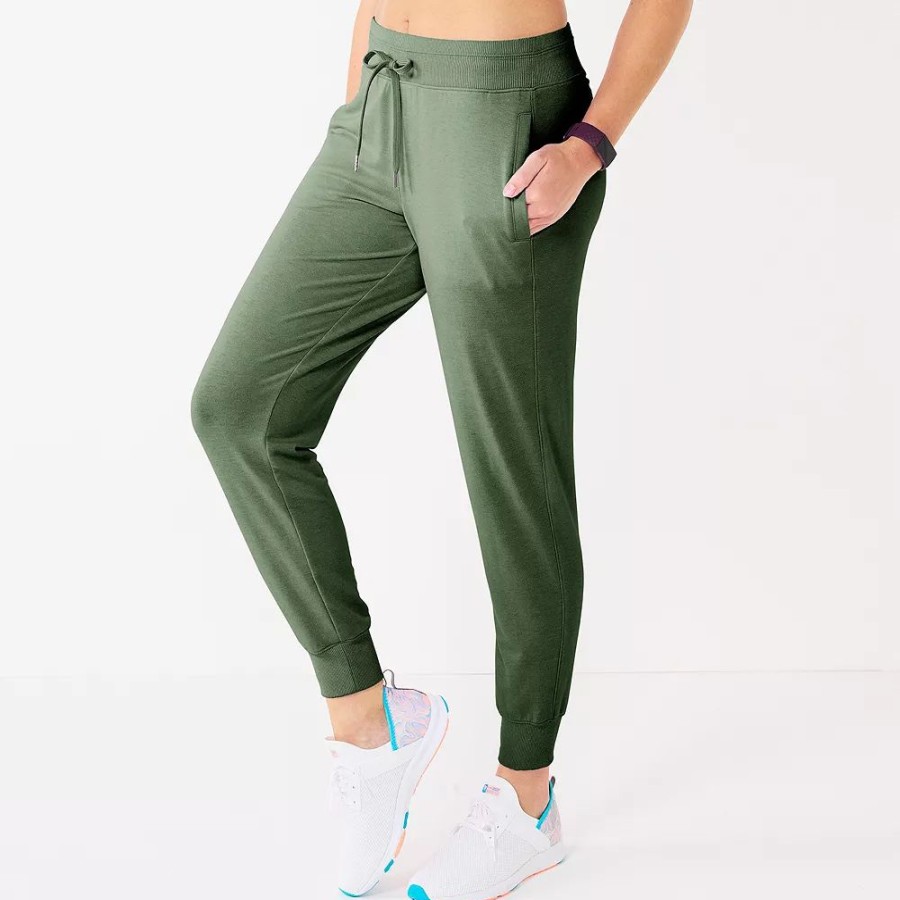 Clothing * | Women'S Tek Gear French Terry Joggers