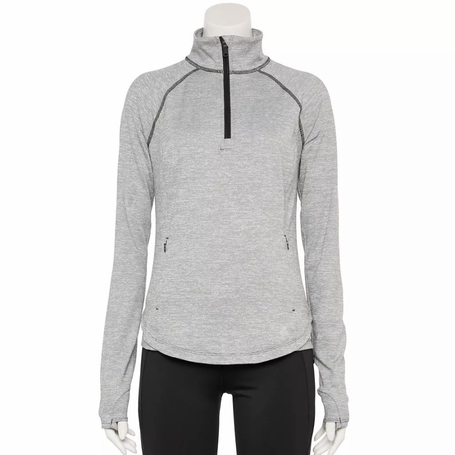 Clothing * | Women'S Tek Gear Quarter-Zip Performance Jacket