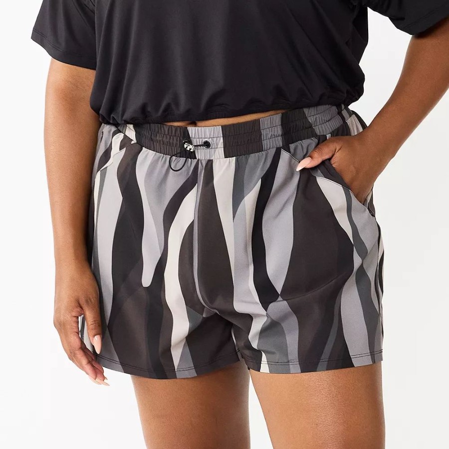 Clothing * | Plus Size Tek Gear Interrupter Running Shorts