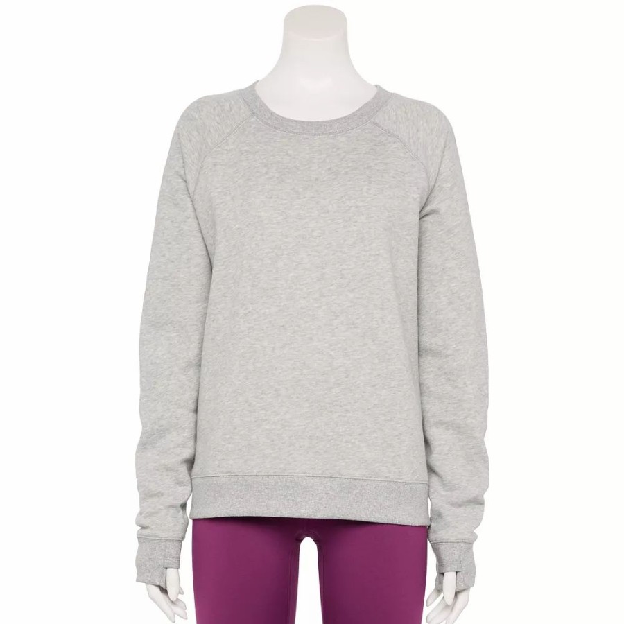 Clothing * | Women'S Tek Gear Easy Ultrasoft Fleece Sweatshirt