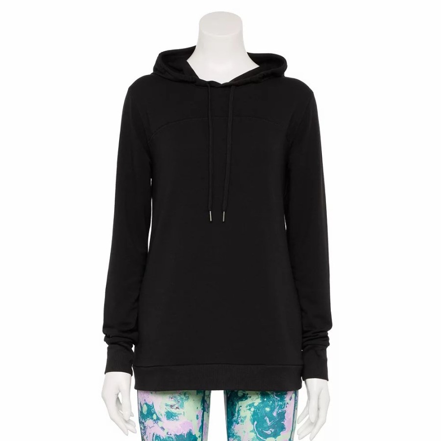 Clothing * | Women'S Tek Gear French Terry Hooded Tunic