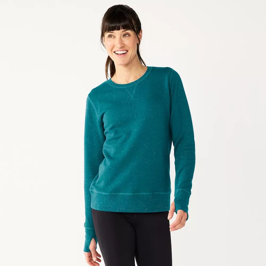 Clothing * | Women'S Tek Gear Ultrasoft Fleece Sweatshirt