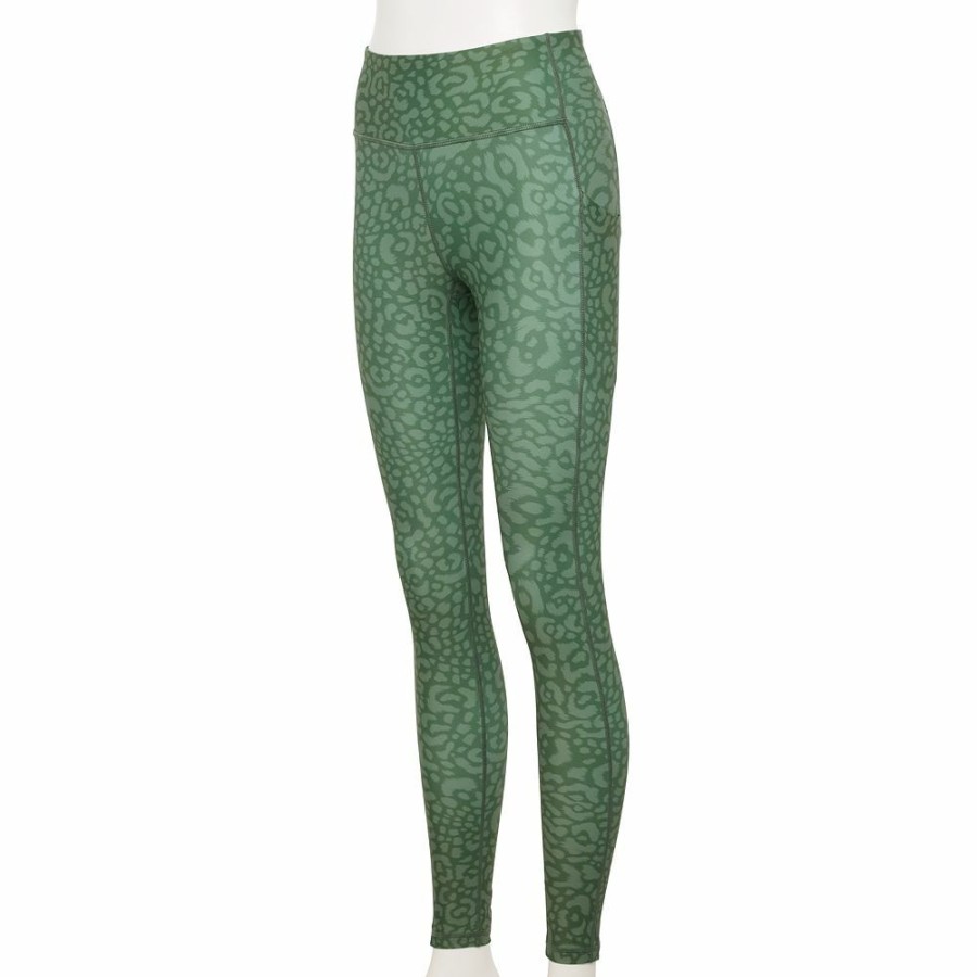 Clothing * | Women'S Tek Gear Ultrastretch High-Waisted Side Pocket Full-Length Leggings