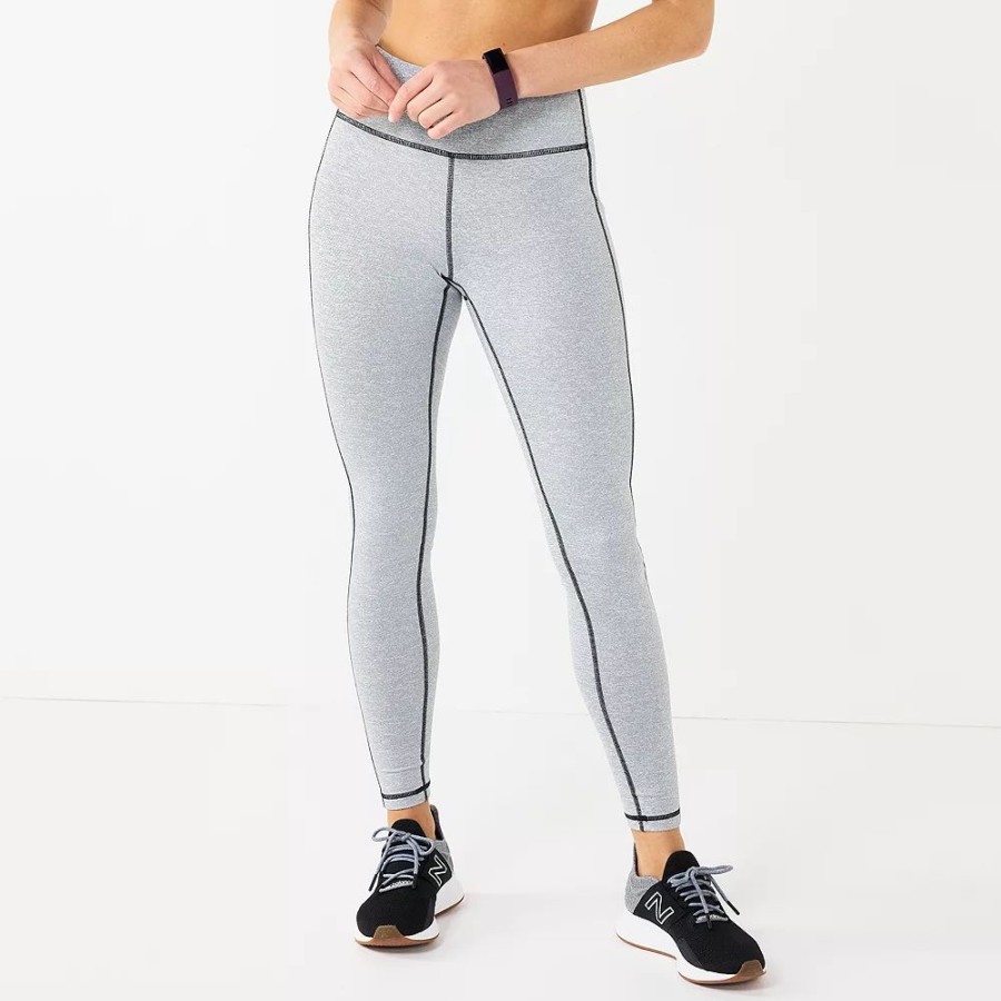 Clothing * | Women'S Tek Gear Ultrastretch High-Waisted Side Pocket Full-Length Leggings