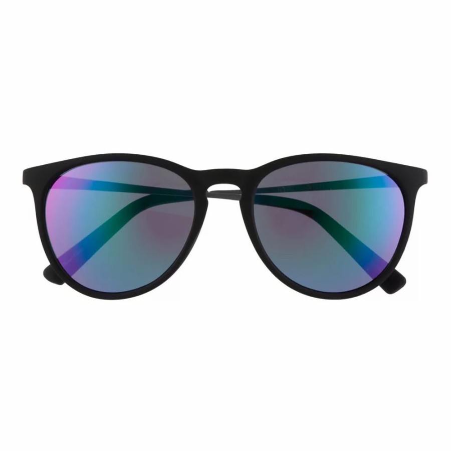 Accessories * | Women'S Tek Gear 53Mm Round Mirrored Lens Sunglasses