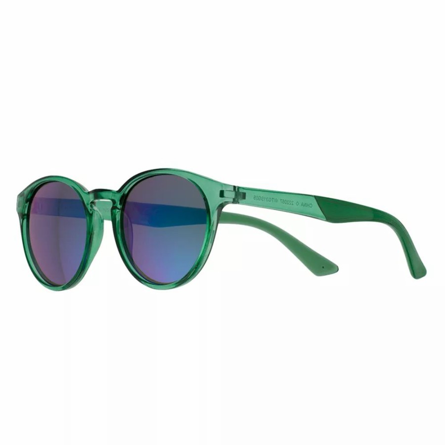 Accessories * | Women'S Tek Gear 50Mm Round Mirrored Sunglasses