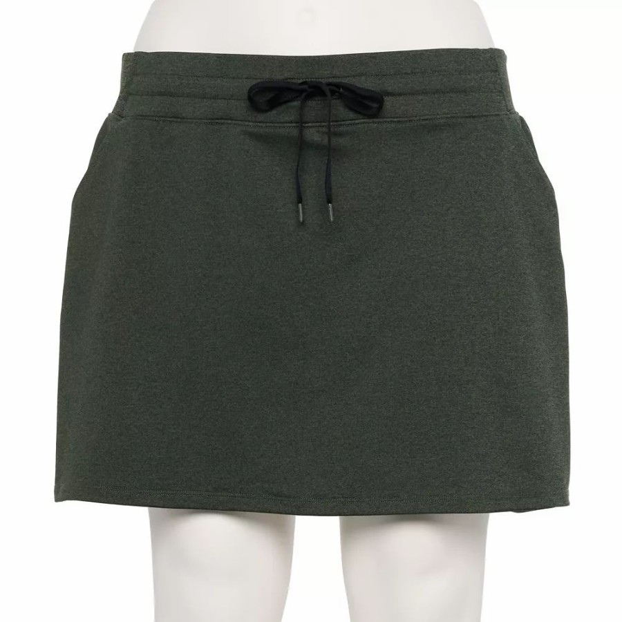 Clothing * | Plus Size Tek Gear Weekend French Terry Skort