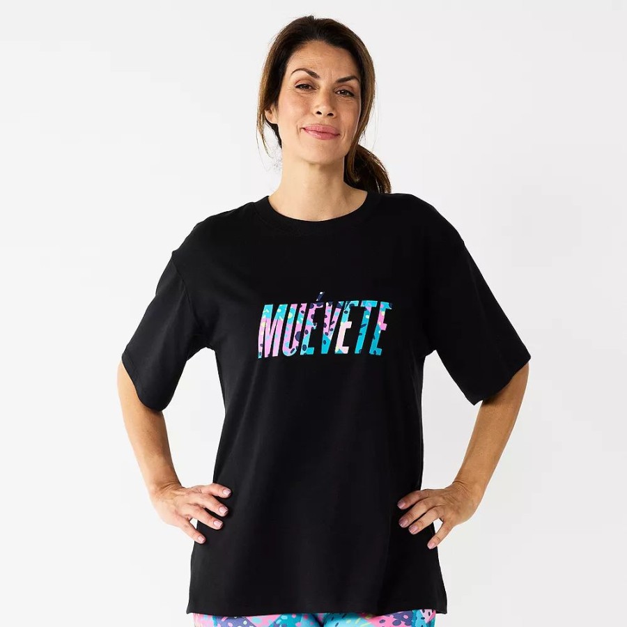 Clothing * | Women'S Tek Gear Muevete Hispanic Heritage Month Oversized Tee