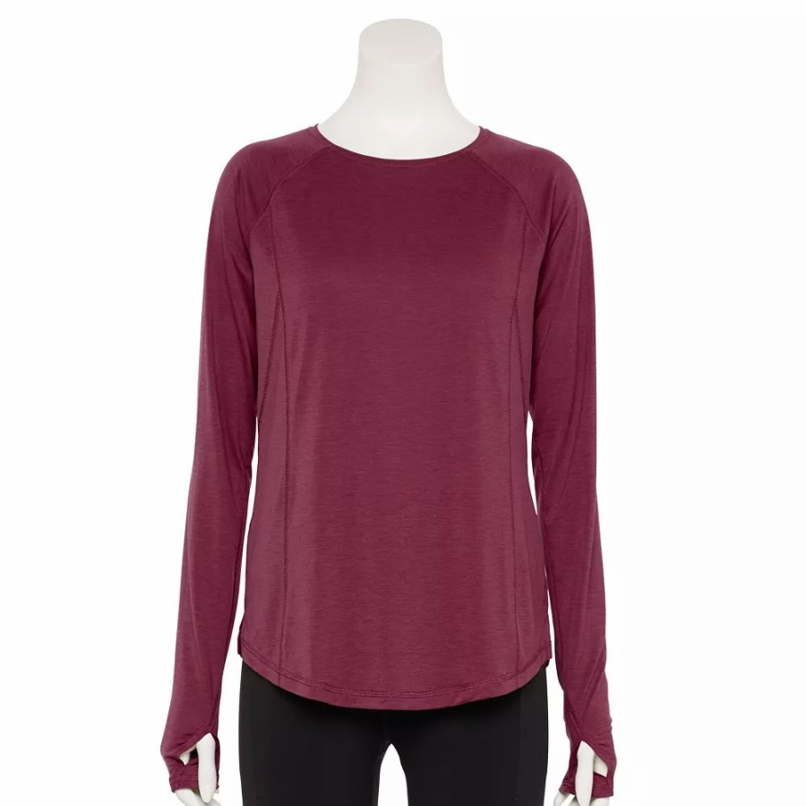 Clothing * | Women'S Tek Gear Soft Touch Long-Sleeve Tee