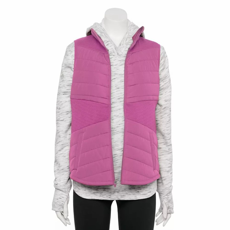 Clothing * | Women'S Tek Gear Mixed-Media Vest