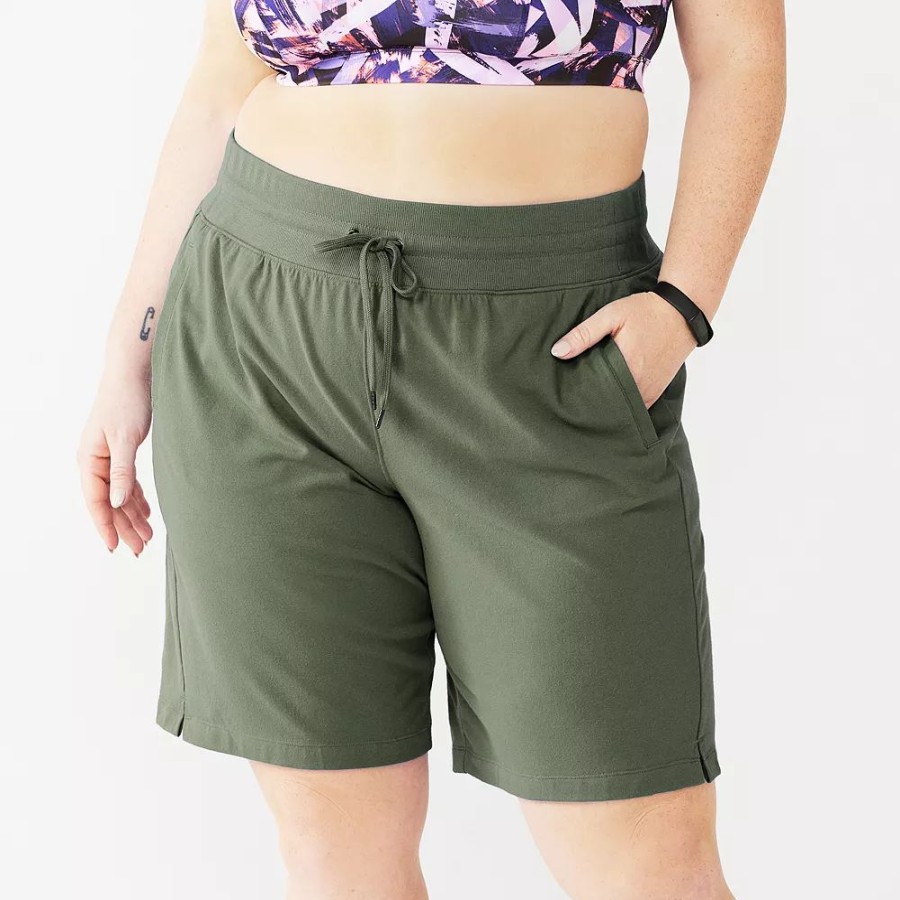 Clothing * | Plus Size Tek Gear Essential Bermuda Shorts