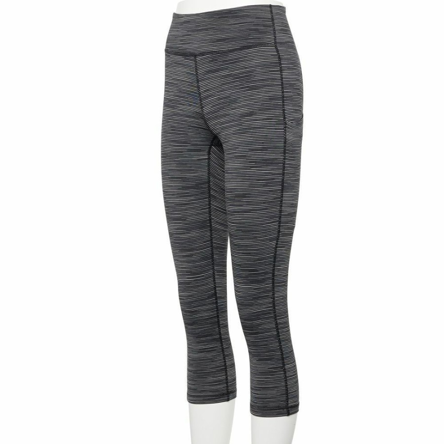 Clothing * | Women'S Tek Gear Core High-Waisted Capri Leggings