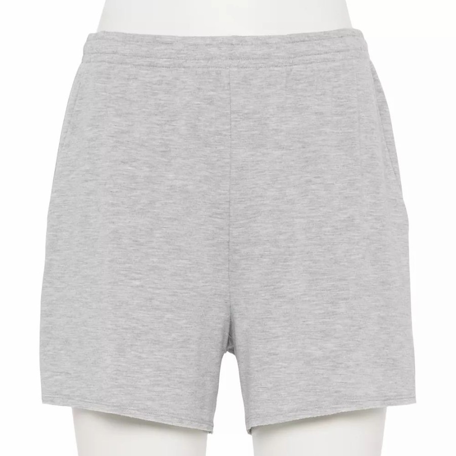 Clothing * | Women'S Tek Gear French Terry Raw-Hem Shorts