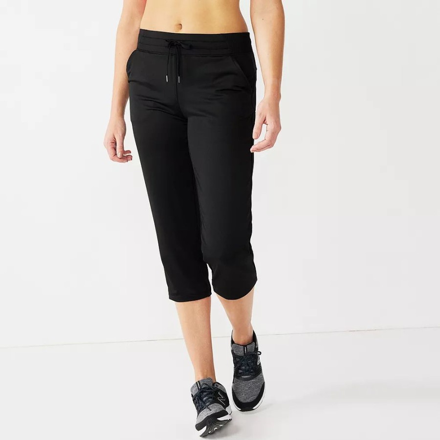 Clothing * | Women'S Tek Gear Weekend French Terry Capris