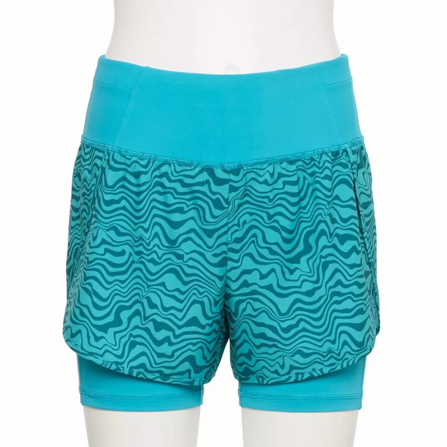 Clothing * | Women'S Tek Gear Layered Running Shorts