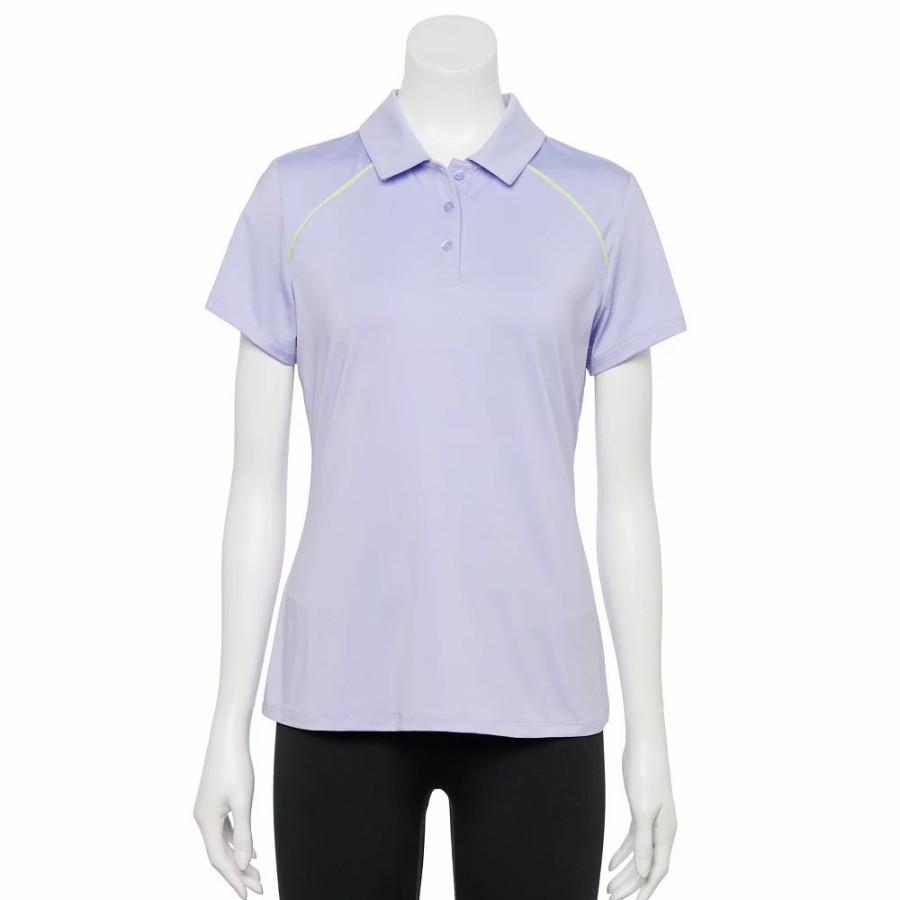 Clothing * | Women'S Tek Gear Button Placket Golf Polo