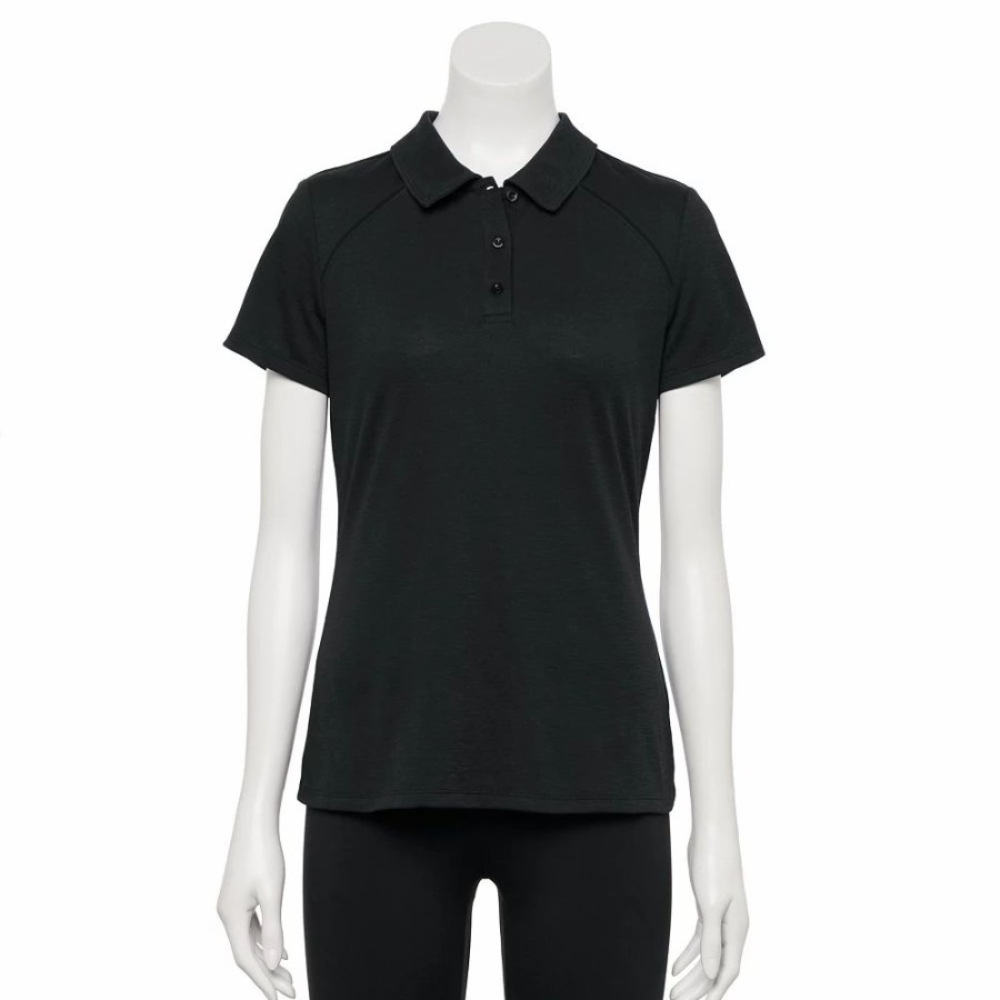 Clothing * | Women'S Tek Gear Button Placket Golf Polo