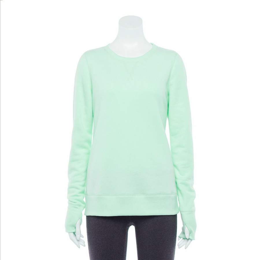 Clothing * | Women'S Tek Gear Ultrasoft Fleece Crewneck Sweatshirt