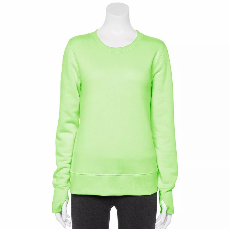 Clothing * | Petite Tek Gear Ultrasoft Fleece Crewneck Sweatshirt