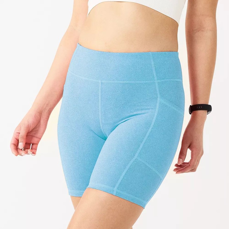 Clothing * | Women'S Tek Gear 7-In. Brushed High-Waisted Bike Shorts