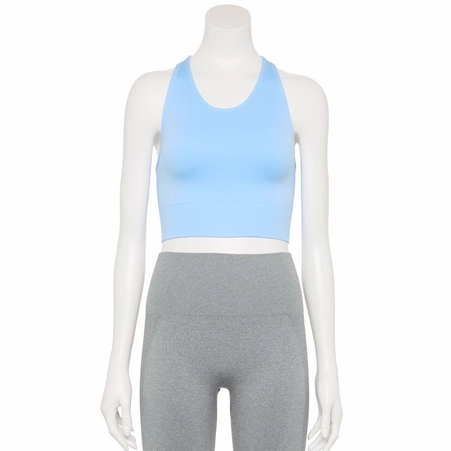 Clothing * | Tek Gear Seamless Longline Sports Bra