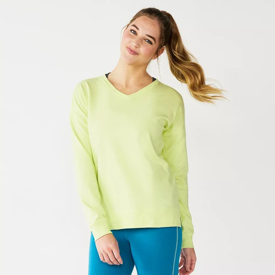 Clothing * | Women'S Tek Gear French Terry Sweatshirt