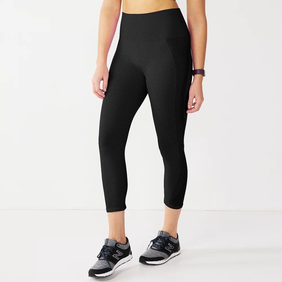 Clothing * | Women'S Tek Gear Seamless Capri Leggings