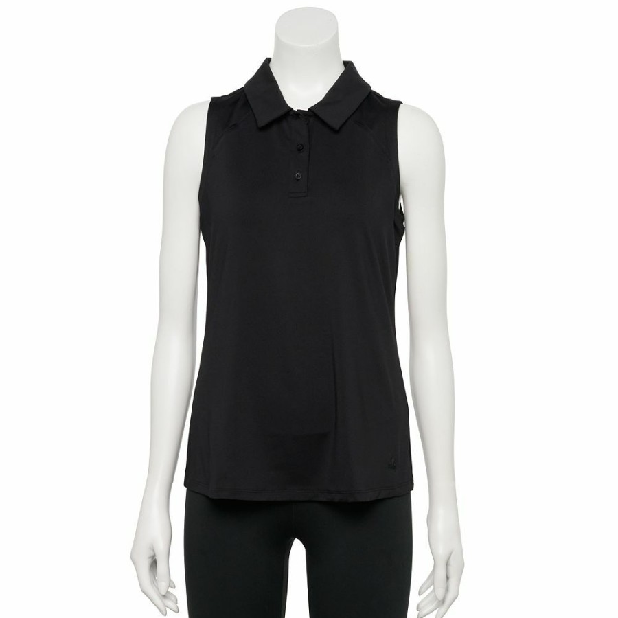 Clothing * | Women'S Tek Gear Sleeveless Golf Polo