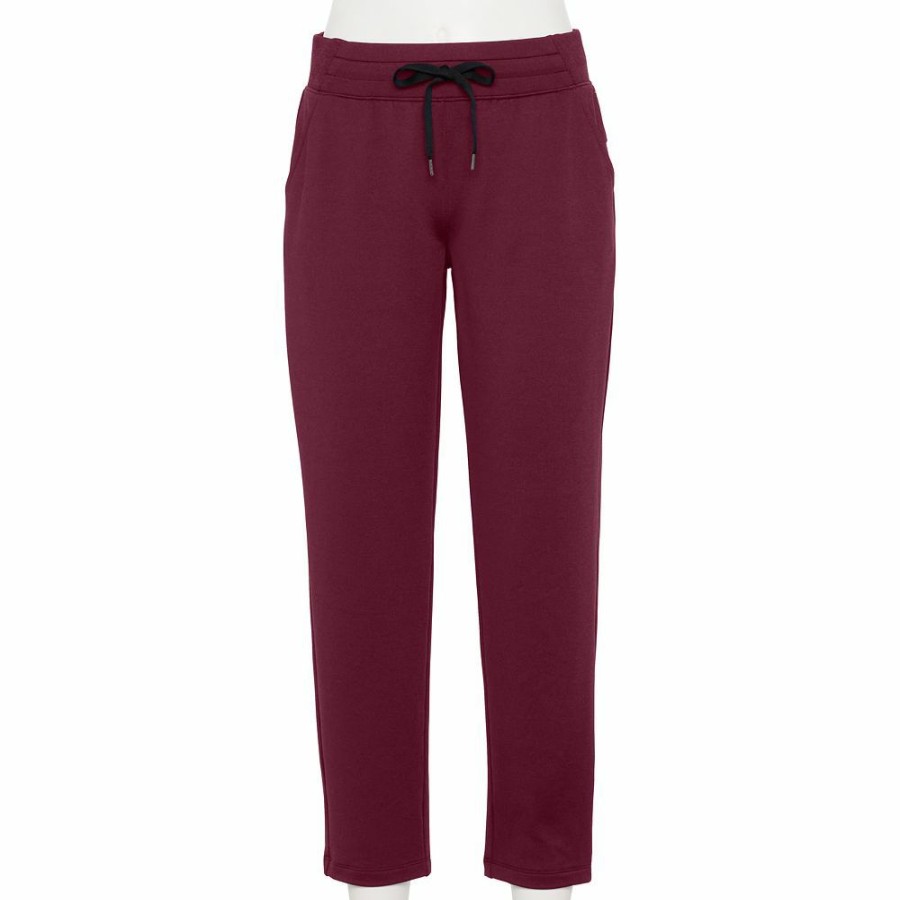 Clothing * | Petite Tek Gear Weekend French Terry Ankle Pants