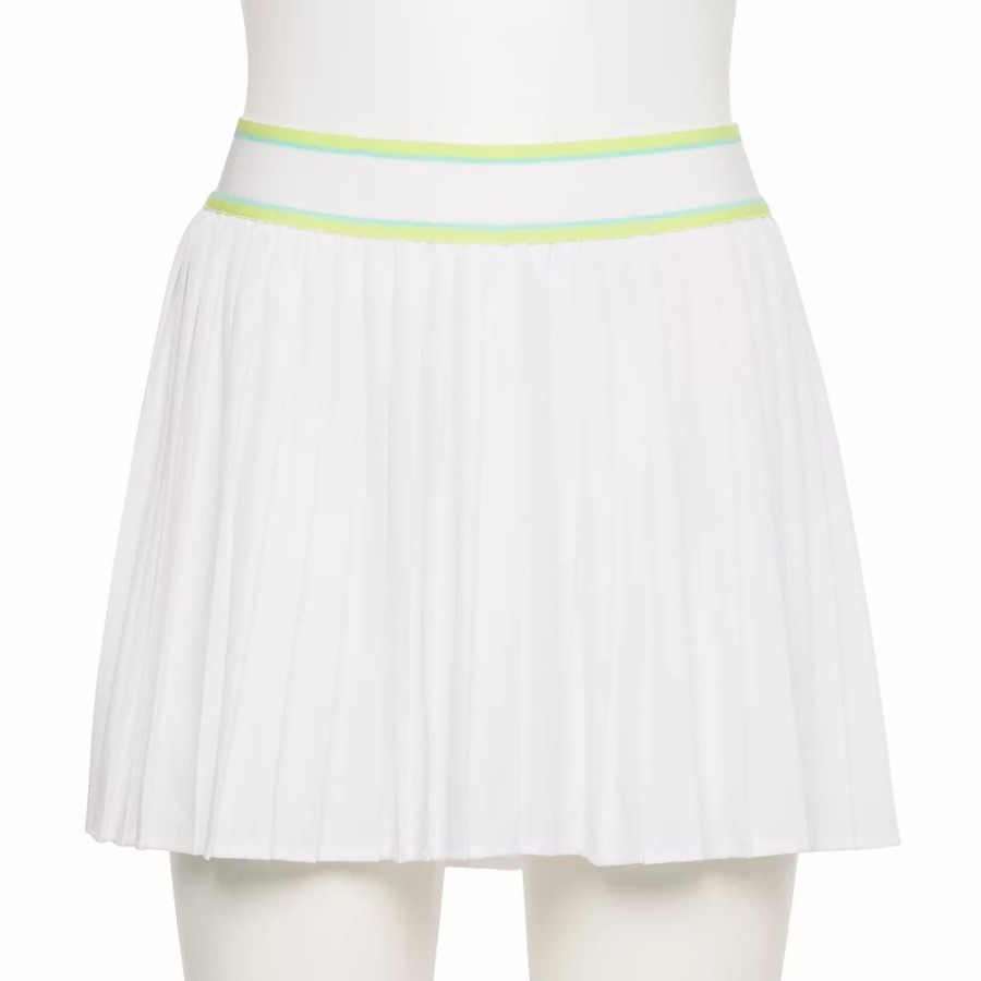 Clothing * | Women'S Tek Gear Pleated Tennis Skort